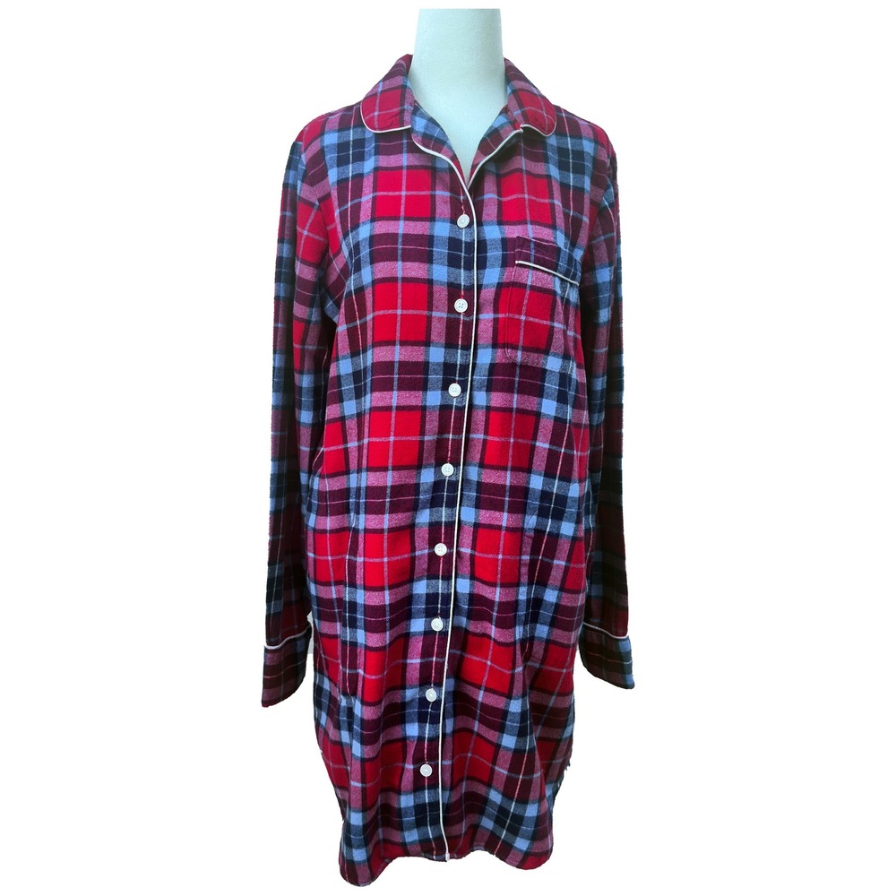 Lands' End Flannel Nightshirt, Size XS